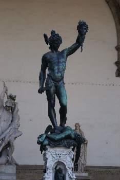 Cellini's Perseus slaying Medusa